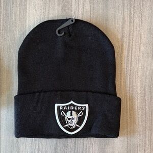 Raiders Black Beanie